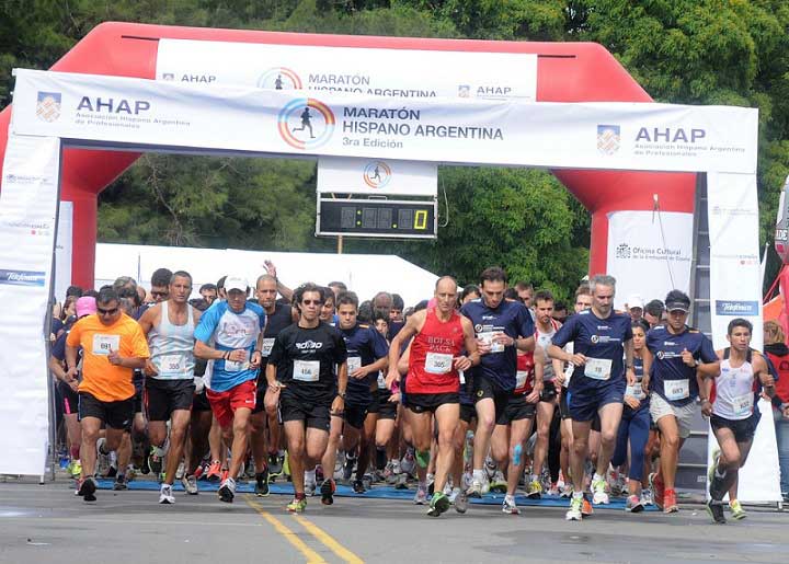Largada Maratón Hispano Argentina 3ra Edición